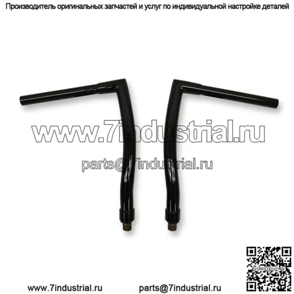 Руль полосовой 1,25 дюйма, черный 0601-2554