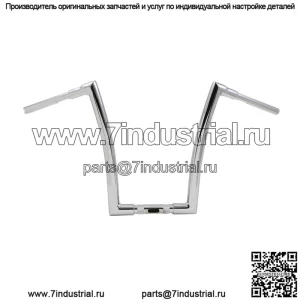 Руль полосовой 1-1/2" 17", хром 0601-5734
