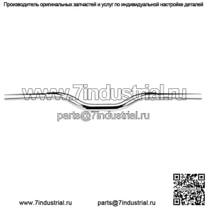 Руль 1 1/4" хром LA-7335-XXT