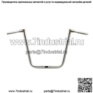 Руль Twin Peaks 1-1/4", 16 дюймов, нержавеющая сталь LA-7312-66SS