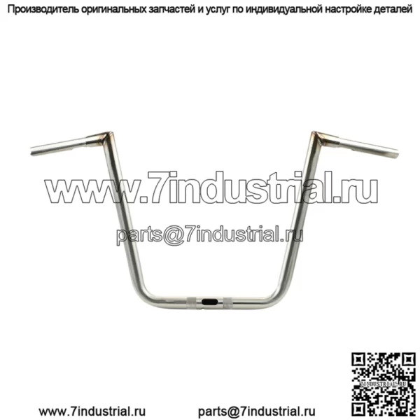 Руль Twin Peaks 1-1/4", 16 дюймов, нержавеющая сталь LA-7312-66SS