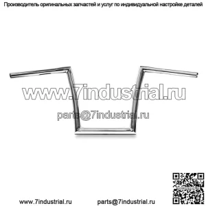 Руль полосовой 1 1/4" 12", хром 0601-2725