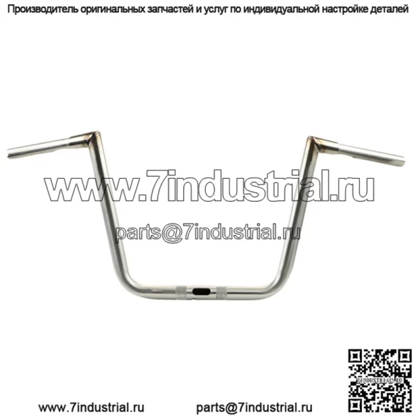 Руль Twin Peaks 1-1/4", 13 дюймов, нержавеющая сталь LA-7312-63SS