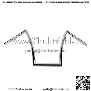 1-дюймовый руль для съемника, хром SB17-1