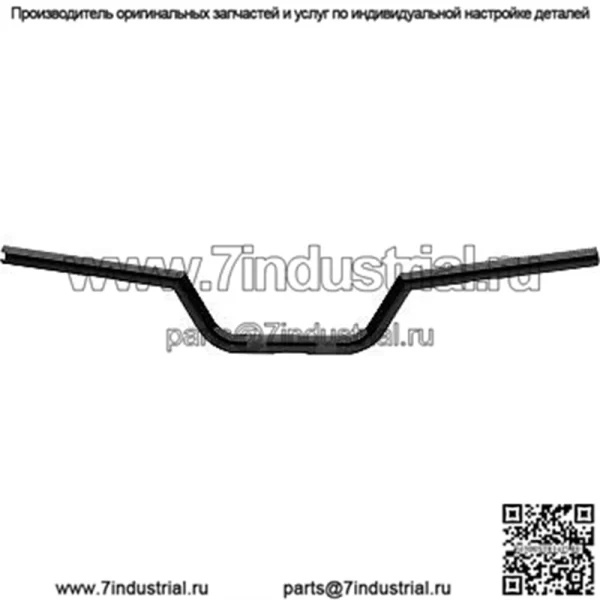 1 дюйм. Руль 1" черный LA-7332-01B