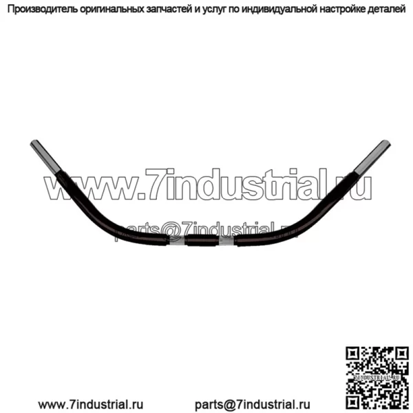 Wild 1 1 1/4 дюйма. Chubby Handlebar Springer Beach Bar - черный WO551B