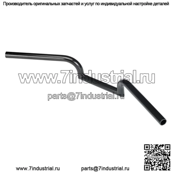 1" Руль с прорезями Черный 6013-2016