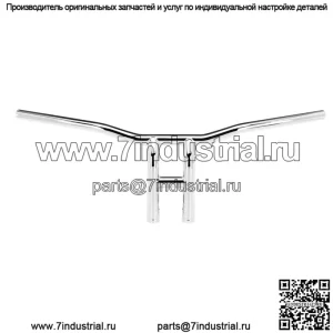 Руль Throttle-By-Wire 1", хром 6260-1055