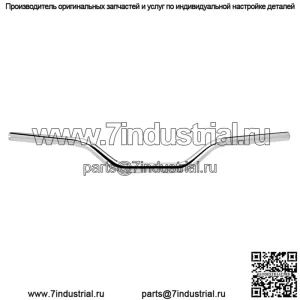 Руль Throttle-By-Wire 1", хром 6308-1055