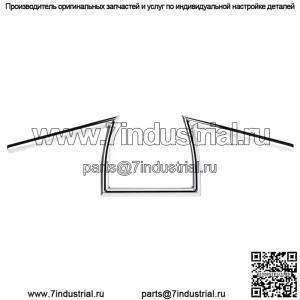 Руль 1" хром HB-KXN-01-CP