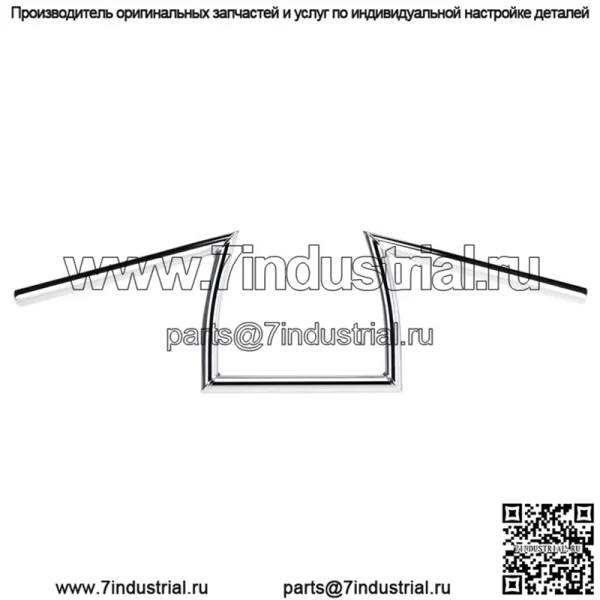 Руль 1" хром HB-KXN-01-CP