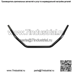 1 дюйм. Руль плоский черный Bagger Bend