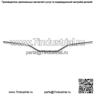 Руль Tracker 7/8", хром 0601-4098