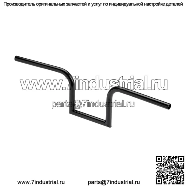 1" Руль с прорезями Черный 6003-2016