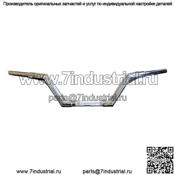 Руль V-Line 1 1/4" стандартный хром TM-2019CH