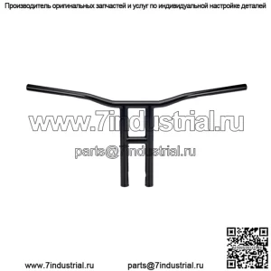 Руль Tyson 1" черный 6244-2013