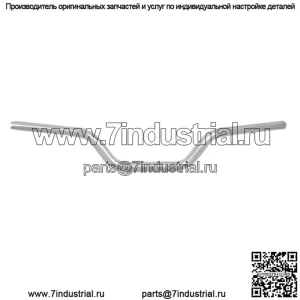 Руль 1-1/8 дюйма, хром TM-SLY35