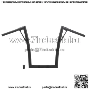 Руль Louie 16", текстурированный, черный B12-7008TB