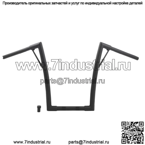 Руль Louie 16", текстурированный, черный B12-7008TB