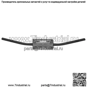 Конические рули с изгибом 13 градусов - черные 1 1/8 дюйма TB-13-BLK