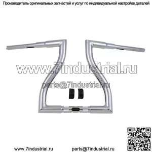 Руль молотилки 14" хром LA-7327-14