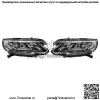 Фары водителя и пассажира в сборе для 2015-16 Honda CR-V Halogen W/DRL Clear
