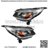 Фары водителя и пассажира в сборе для 2015-16 Honda CR-V Halogen W/DRL Clear - Image 2