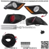 Подходит для Yamaha Drive2 Golf Cart LED Headlight Taillight Light Kit (2017-Up)