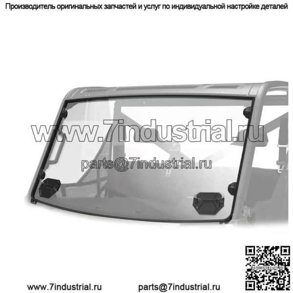 Полное вентилируемое лобовое стекло Polaris Ranger Hard Coat Poly с замком и ездой Lock & Ride2883266