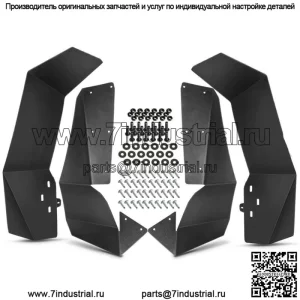 Для Polaris RZR-4 900 RZR-S 900 RZR-S 1000 Брызговики UTV Расширители крыльев 2015-2019 (для: Polaris)