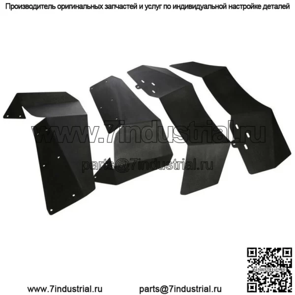 Для Polaris RZR-4 900 RZR-S 900 RZR-S 1000 Брызговики UTV Расширители крыльев 2015-2019 (для: Polaris) - Image 3