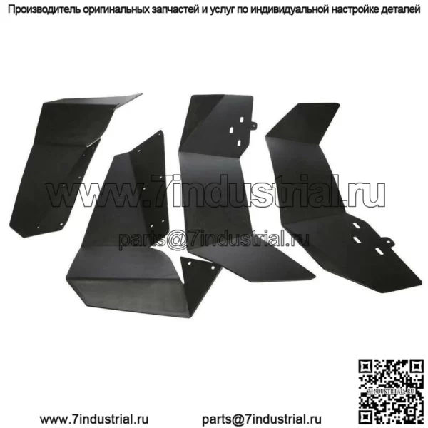Для Polaris RZR-4 900 RZR-S 900 RZR-S 1000 Брызговики UTV Расширители крыльев 2015-2019 (для: Polaris) - Image 4