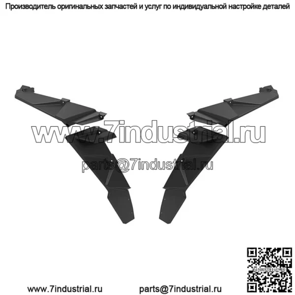 Широкие расширенные задние крылья для Polaris RZR XP 1000 / XP 4 1000 2014-2023 (для: Polaris)