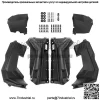 Передние и задние XL-расширения крыльев для Polaris General 1000 2016-2022 Полный комплект - Image 2