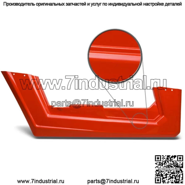 НОВЫЙ ПЛАСТИК ЗАДНЕГО КРЫЛА POLARIS PREDATOR 500 FIGHTING RED (для: Polaris) - Image 2