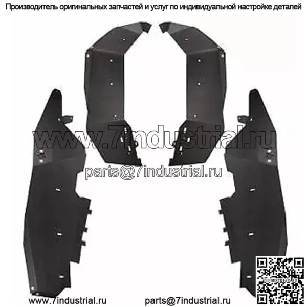 Комплект расширителей передних и задних крыльев для Polaris RZR 1000 XP / XP 4 2014-2022 гг. (для: Polaris)