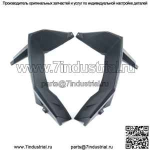 Черные передние расширители крыла для Polaris RZR XP 1000 4 Turbo S 900 2014 - 2023 (для: Polaris)