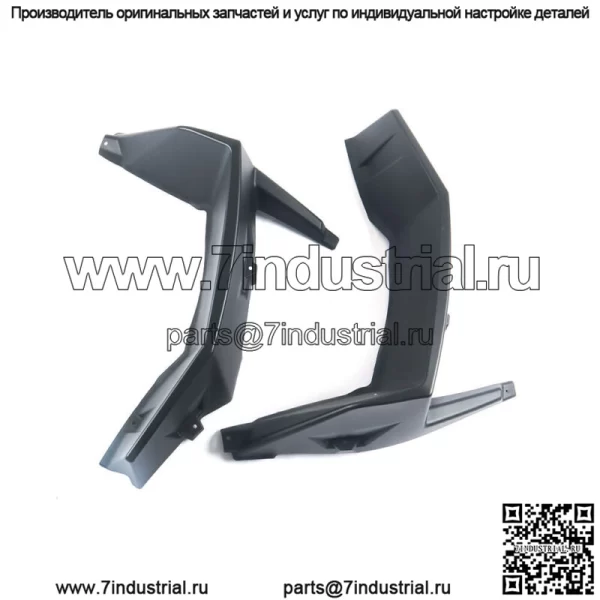 Черные передние расширители крыла для Polaris RZR XP 1000 4 Turbo S 900 2014 - 2023 (для: Polaris) - Image 3