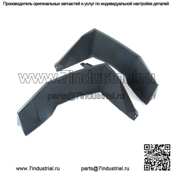 Черные передние расширители крыла для Polaris RZR XP 1000 4 Turbo S 900 2014 - 2023 (для: Polaris) - Image 5