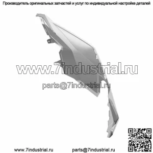 Крыло Polaris, переднее, левое, Indy Red, оригинальная деталь OEM 5455882-293, кол-во 1