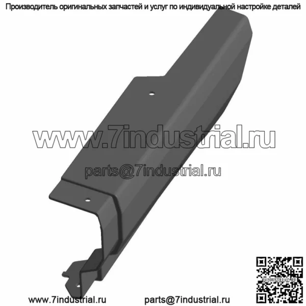 Крыло Polaris, заднее, верхнее, правое, черное, оригинальная деталь OEM 5450355-070, кол-во 1 (для: Polaris) - Image 4