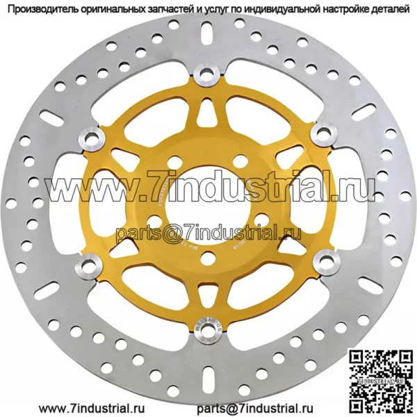 Плавающий контурный тормозной ротор MD4136X