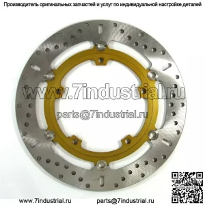 Плавающий тормозной ротор MD817X для 10-15 Triumph Sprint/Trophy