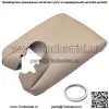 Для Acura TL 2009-2013 2014 года выпуска, центральная консоль, крышка подлокотника, коричневая виниловая кожа - Image 3