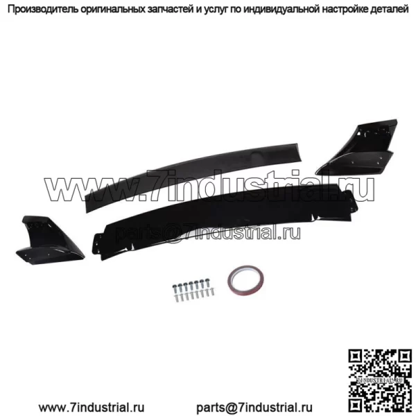 Спойлер багажника для седана Honda Civic 2006-2011 Mugen Style глянцевый черный ABS - Image 3