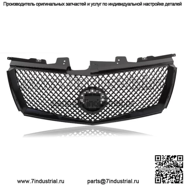 Для Cadillac CTS 2008-2013 гг. Верхняя решетка радиатора, сетка, глянцево-черная
