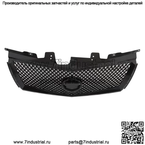 Для Cadillac CTS 2008-2013 гг. Верхняя решетка радиатора, сетка, глянцево-черная - Image 3