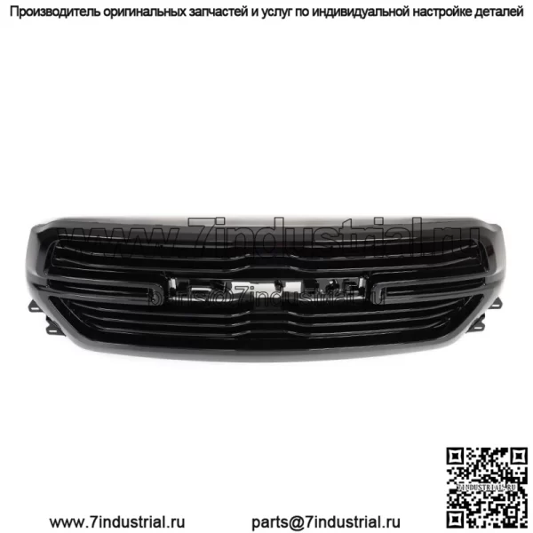 Передняя сетчатая верхняя решетка для Dodge Ram 1500 2019-2023, глянцево-черная 68366528AH - Image 3