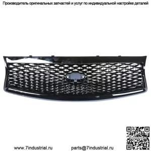 Передняя сетчатая решетка бампера капота для 2014-2016 2017 Infiniti Q50 Sedan Black Grill