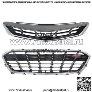 Подходит для 2016-2019 Chevy Chevrolet Cruze Передняя решетка бампера 84009674 Черный